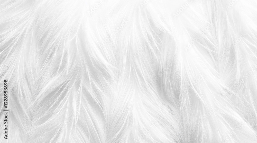 Fototapeta premium White feathery background.
