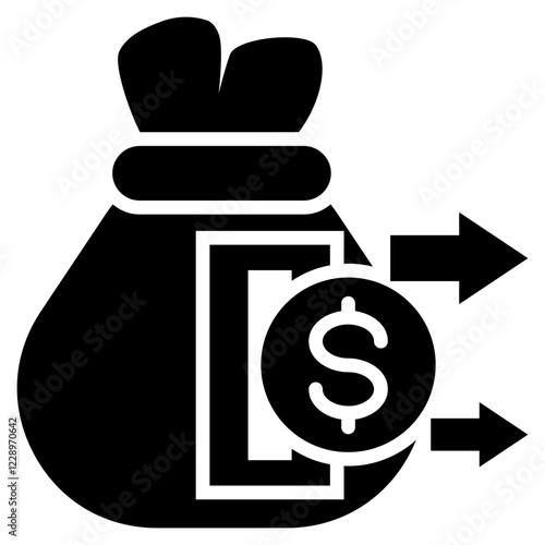 Expenditure Glyph Icon
