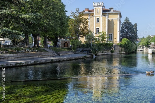 Town of L'Isle-sur-la-Sorgue on the Sorgue river, Vaucluse, Provence Alpes Cote d’Azur, France, Europe photo