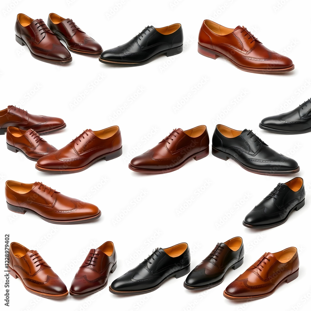 Collection of Leather Oxford and Wingtip Brogue Shoes Collection of Leather Oxford and Wingtip Brogue Shoes