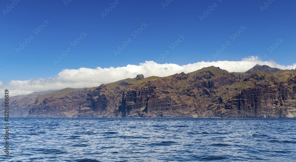 Cliffs of Los Gigantes, Santiago del Teide, Tenerife, Canary Islands, Spain, Europe Cliffs of Los Gigantes, Santiago del Teide, Tenerife, Canary Islands, Spain, Europe