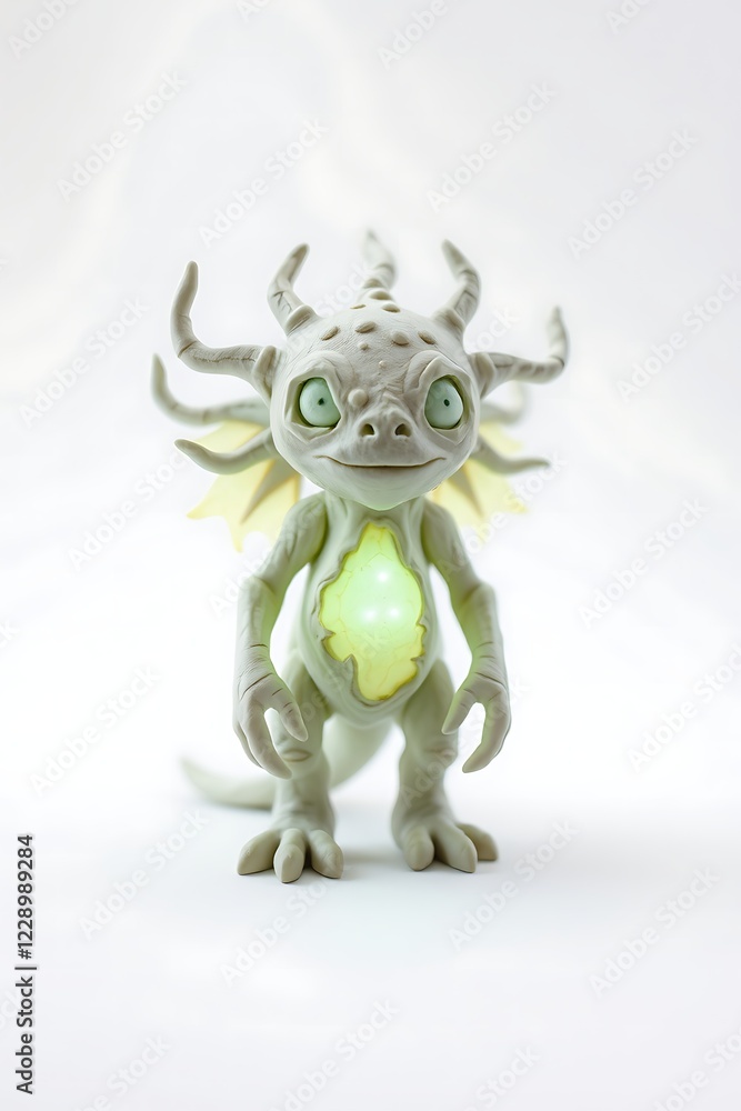 Adorable Glowing Dragon Figurine Fantasy Creature Toy Adorable Glowing Dragon Figurine Fantasy Creature Toy