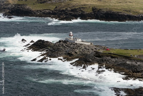 Lighthouse, Valentia Island, The Skellig Ring, Ireland, United Kingdom, Europe photo