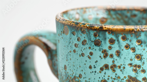 Ceramic Coffee Mug: Featuring a non-porous glaze that repels stains, this ceramic mug is easily cleaned by hand or in the dishwasher, offering both convenience and longevity.
 photo