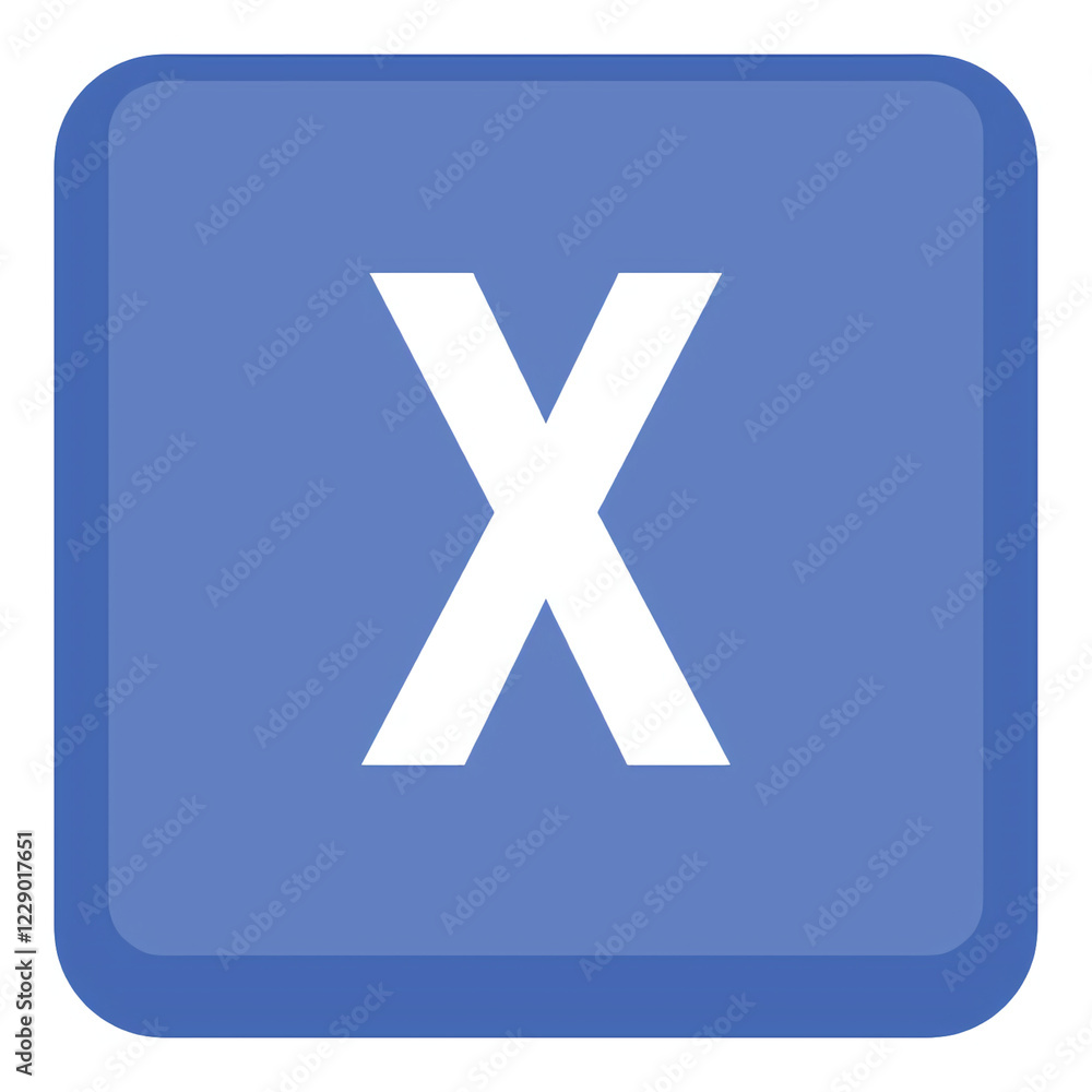 Fototapeta premium Letter X 