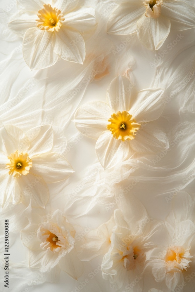 Obraz premium Delicate Daffodils in Soft Light