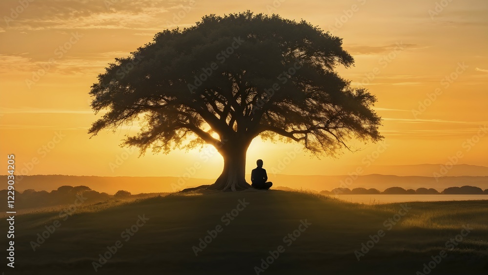 Minimalist illustration depicting visual language for mental health, AI generated Minimalist illustration depicting visual language for mental health, AI generated
