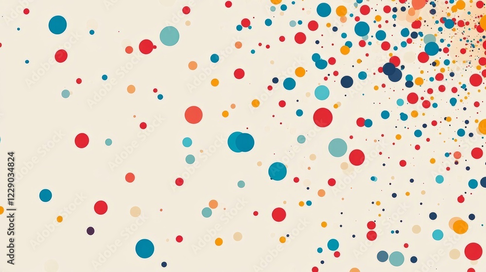 A white background with many colorful dots. The dots are in different colors and sizes. The background is very colorful and vibrant A white background with many colorful dots. The dots are in different colors and sizes. The background is very colorful and vibrant