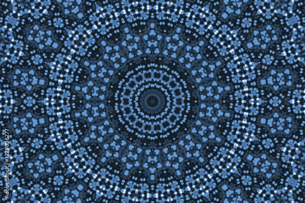 Blue background with abstract radial pattern Blue background with abstract radial pattern
