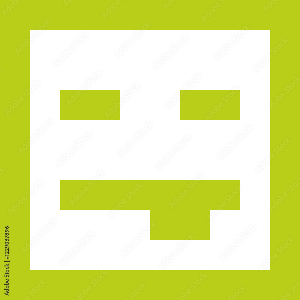 Emoji Tongue Sticking Out Square icon logo design Emoji Tongue Sticking Out Square icon logo design