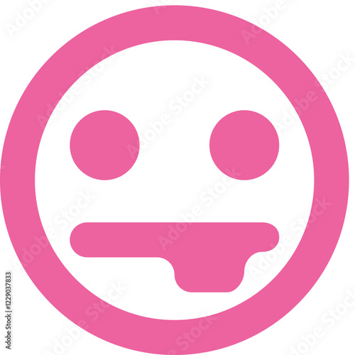 Emoji Tongue Sticking Out Circle icon logo design