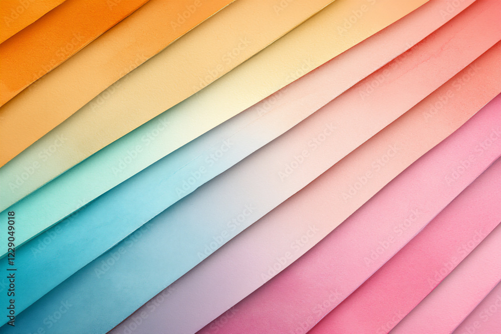 Fototapeta premium abstract lines pattern with gradient colors watercolor