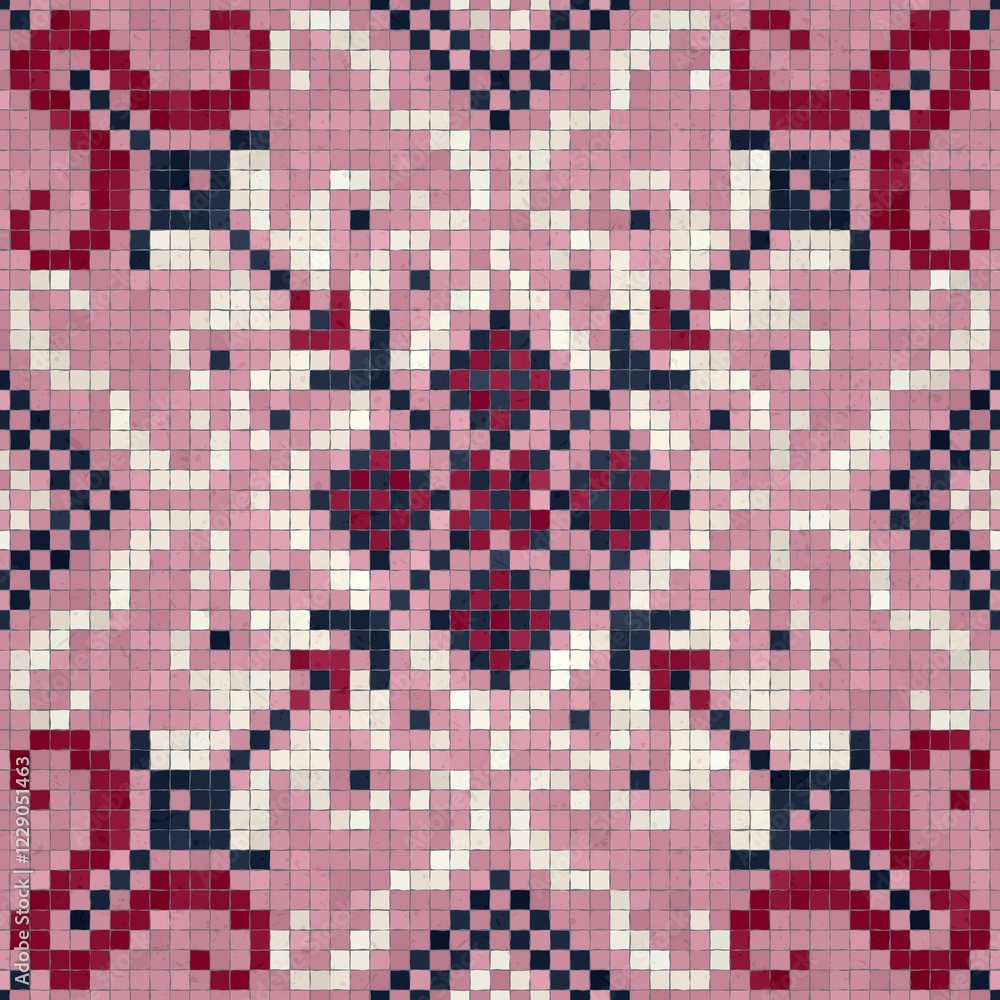 Mosaic tiles background, seamless vector pattern Mosaic tiles background, seamless vector pattern