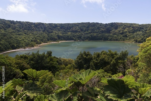 Crater Lake, Poas Volcano National Park Poas Volcano, Costa Rica, Central America photo