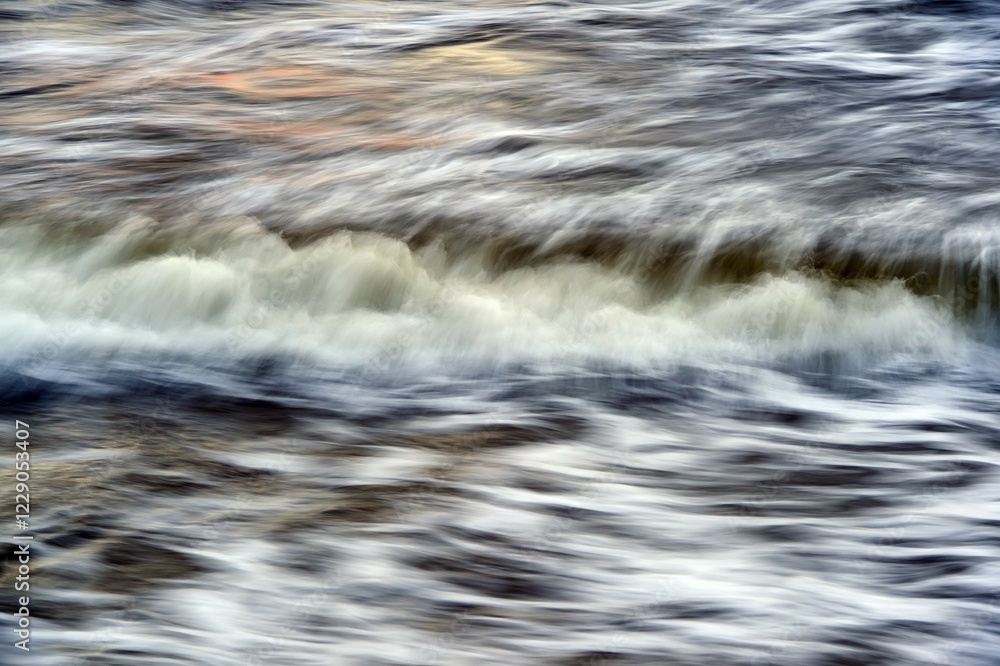 Abstract waves, North Sea, Texel, North Holland, Netherlands Abstract waves, North Sea, Texel, North Holland, Netherlands