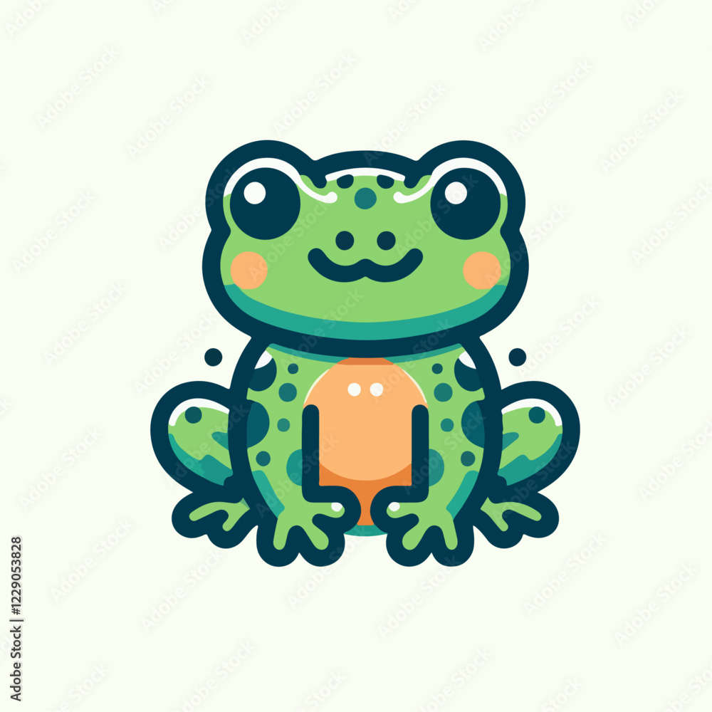 Fototapeta premium frog vector illustration