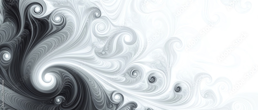 Abstract black and white swirling pattern design. Abstract black and white swirling pattern design.