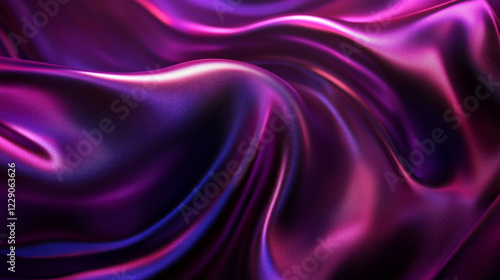 Wallpaper Mural  flowing glowing fabric, crimson and purple color, crimson background, HD 8K wallpaper Stock Photographic Image Torontodigital.ca