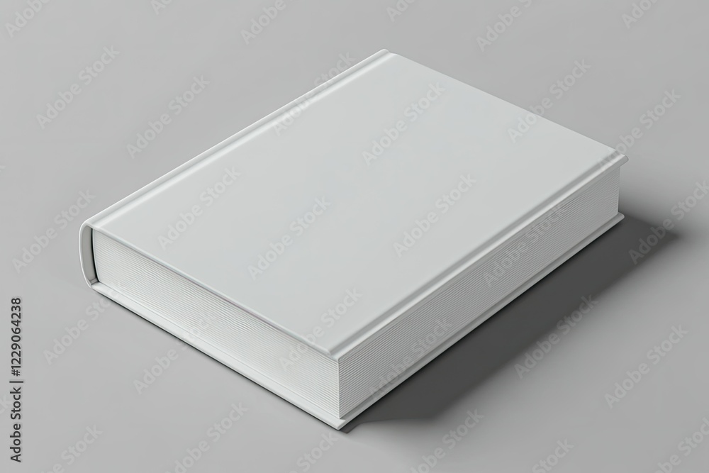 Ultra Hd Image of 3D Illustration Mockup of Blank Hardcover Book Ultra Hd Image of 3D Illustration Mockup of Blank Hardcover Book