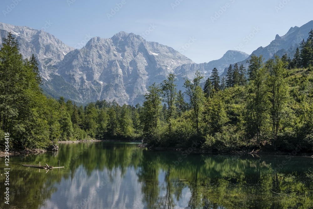 Großer Ödsee, Grünau im Almtal, Salzkammergut, Upper Austria, Austria, Europe Großer Ödsee, Grünau im Almtal, Salzkammergut, Upper Austria, Austria, Europe