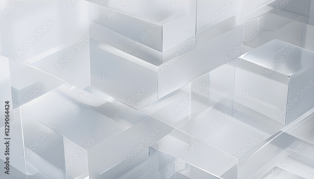Translucent vibrant colored geometric shapes create depth with sharp angles and smooth transitions Translucent vibrant colored geometric shapes create depth with sharp angles and smooth transitions