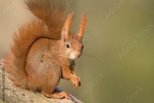Red Squirrel (Sciurus vulgaris), Hesse, Germany, Europe