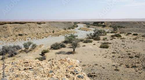 Sesriem Canyon, dry river Tsauchab, Namibia, Africa photo