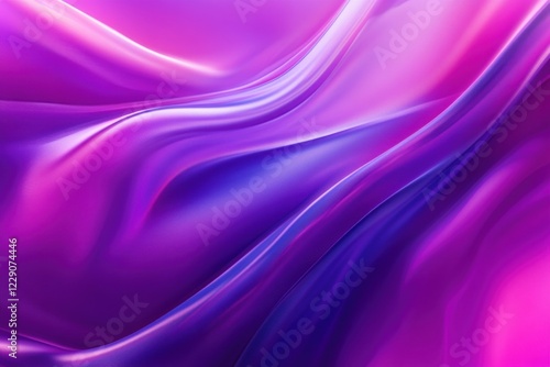 Wallpaper Mural Beautiful silk backdrop showcasing elegant flowing textures in vibrant purple hues and glossy surfaces perfect for modern aesthetics Torontodigital.ca