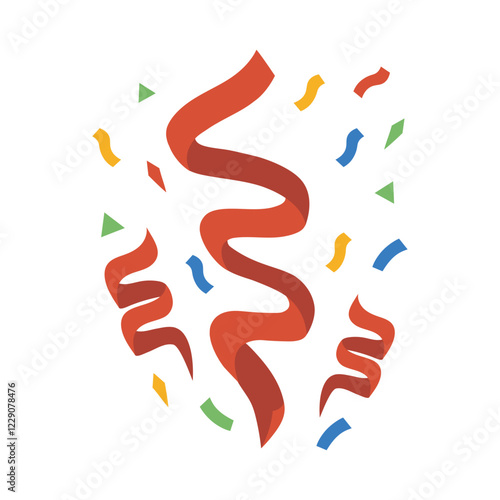 Confetti Vector Illustration - 06