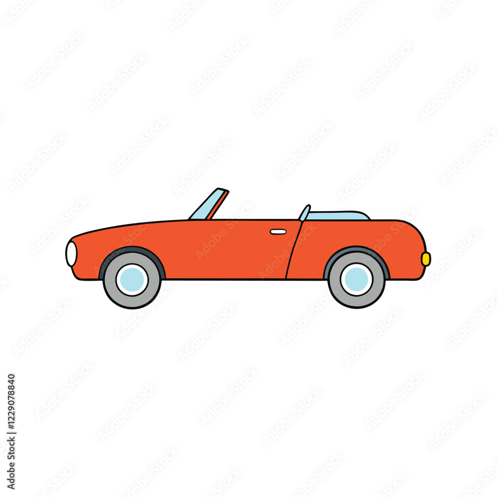 red car isolated on white red car isolated on white