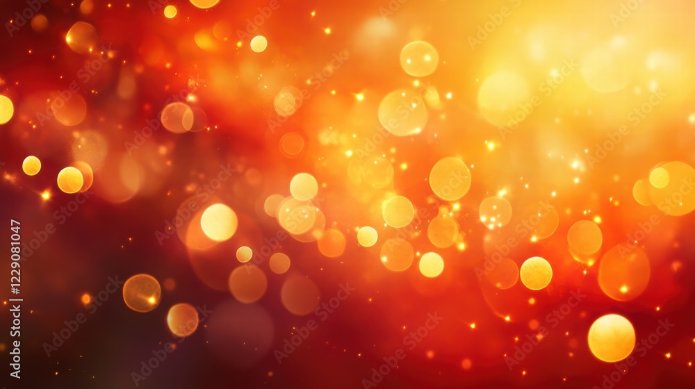 Fiery Background with Glowing Orange and Deep Fiery Background with Glowing Orange and Deep
