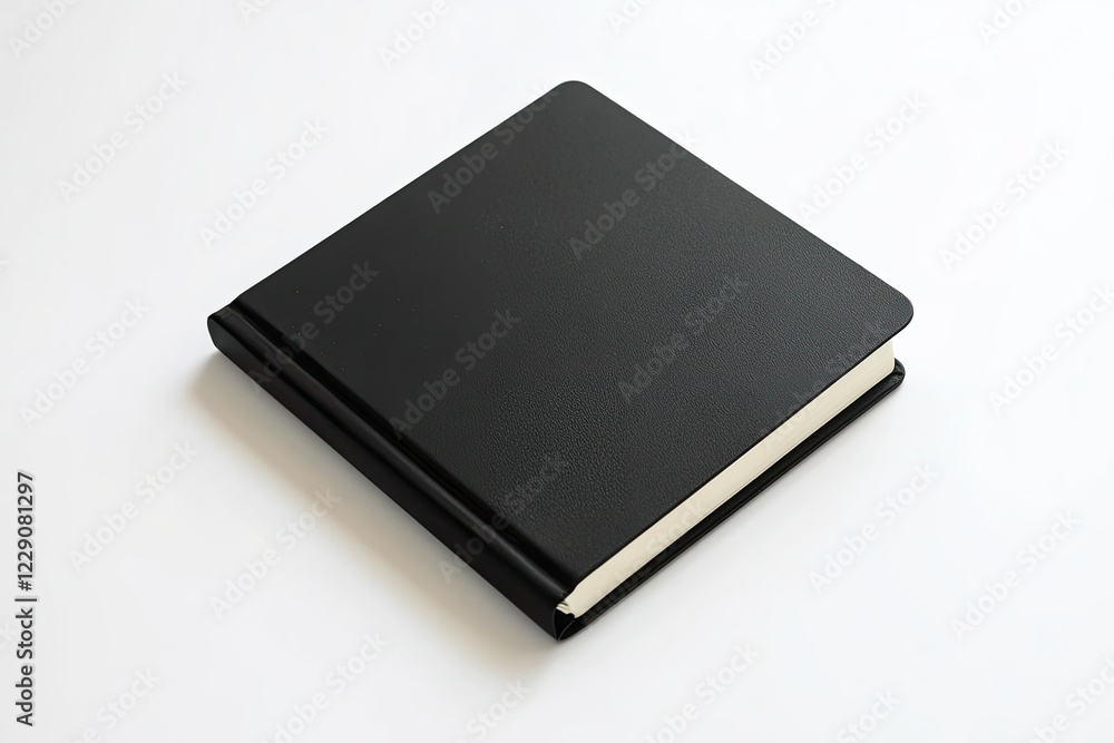 Ultra Quality Picture of Black Notebook on White Background with Clipping Path Ultra Quality Picture of Black Notebook on White Background with Clipping Path