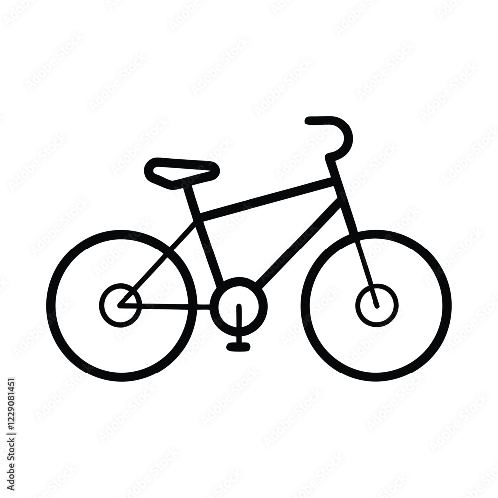 bicycle isolated on white background bicycle isolated on white background
