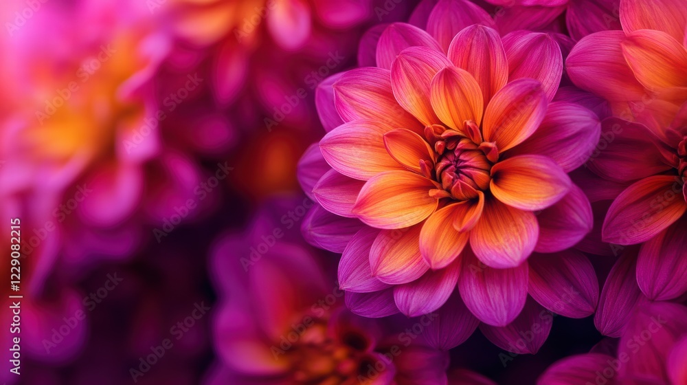 A Vibrant Background with Coral Orange and Deep Blue A Vibrant Background with Coral Orange and Deep Blue