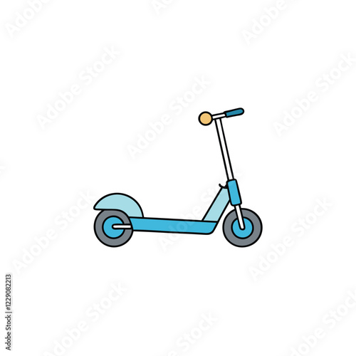 scooter isolated on white background