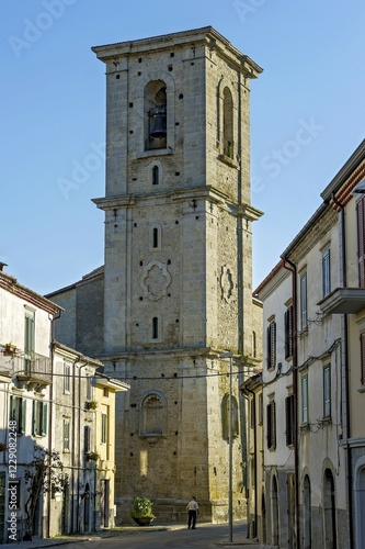 Konstfotografi Bell tower, Campanile, Church of Sant' Antonio Abate, Chiesa di Sant' Antonio Ab