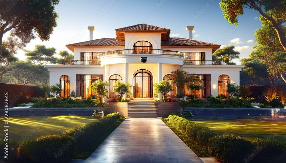 Fototapeta premium Alarm systems alert homeowners to any threats. 