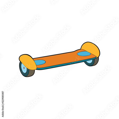 skateboard isolated on white background