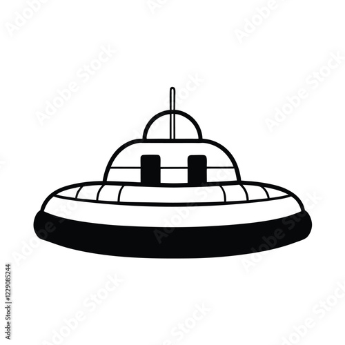 ufo in the space