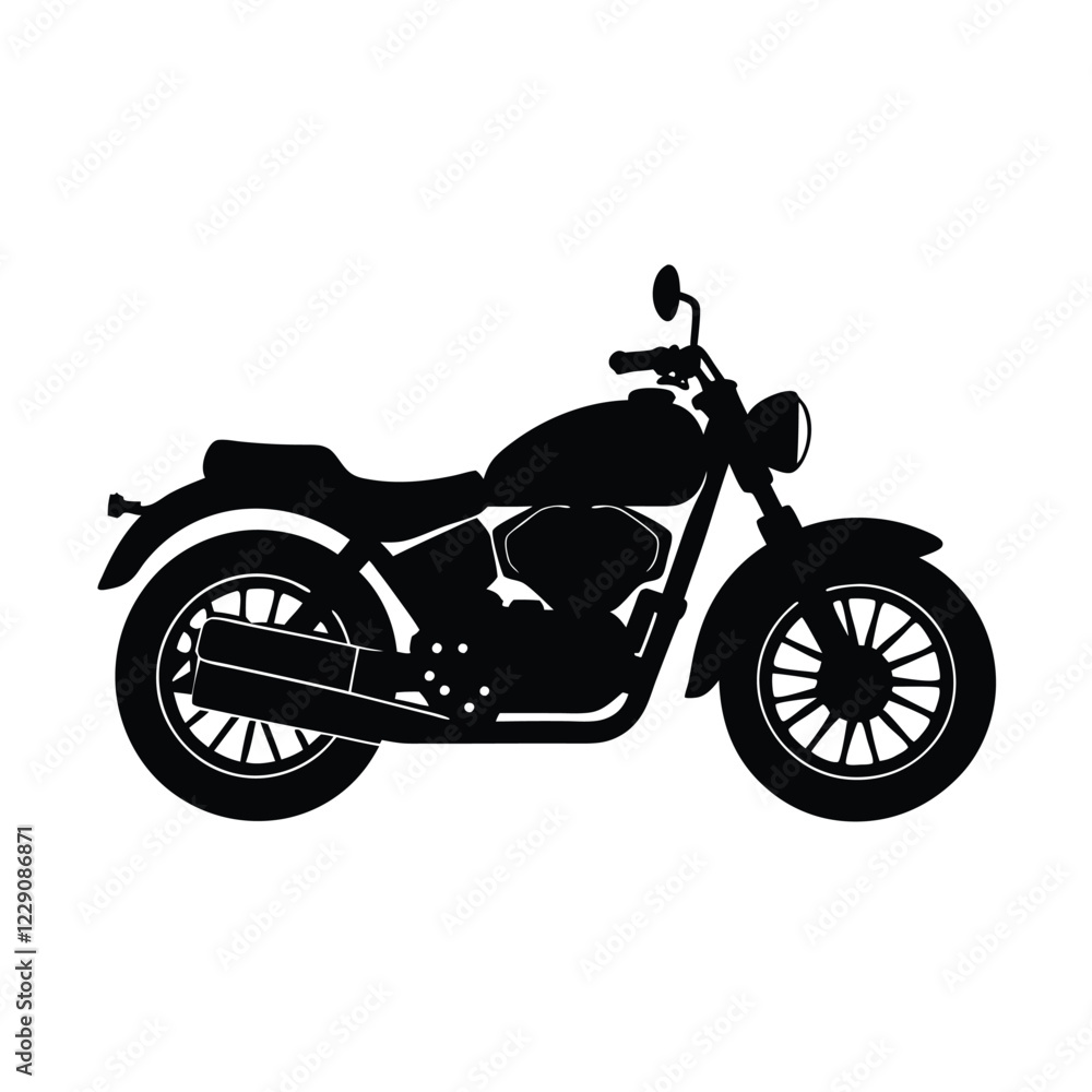 Obraz premium motorcycle isolated on white background