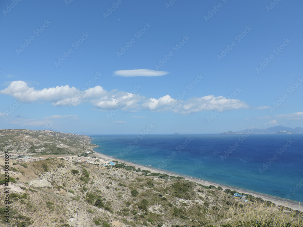 Einsamer Strand im Süden der Insel Kos Einsamer Strand im Süden der Insel Kos