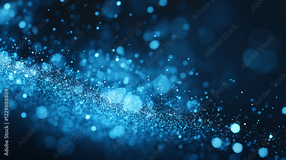 A mesmerizing abstract scene with sparkling blue dust particles floating in motion creating a sense of magic and wonder
A mesmerizing abstract scene with sparkling blue dust particles floating in motion creating a sense of magic and wonder