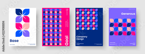 Modern Brochure Design. Geometric Book Cover Layout. Isolated Report Template. Banner. Background. Flyer. Poster. Business Presentation. Journal. Leaflet. Brand Identity. Notebook. Portfolio