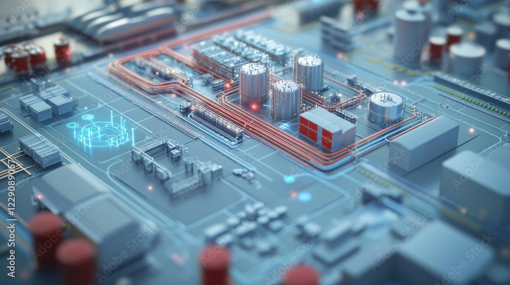 Supply chain management visuals with logistics and procurement icons for efficient operations Supply chain management visuals with logistics and procurement icons for efficient operations