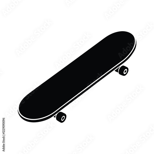 skateboard isolated on white background
