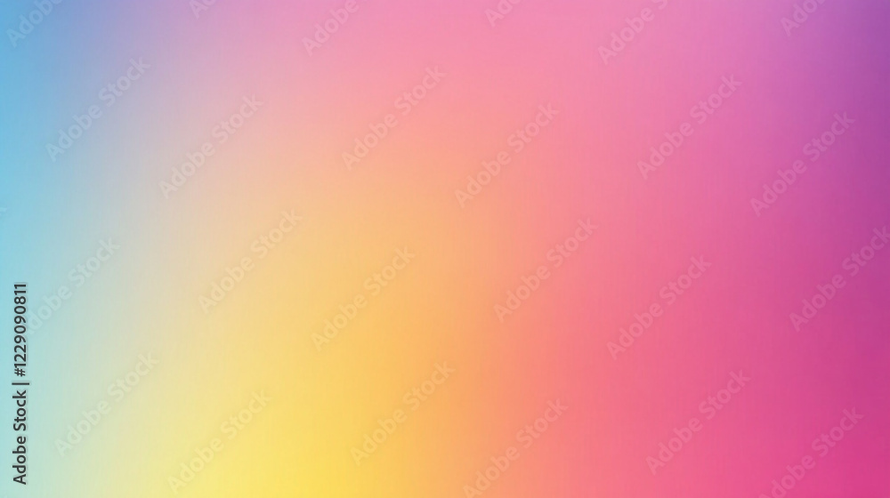 Obraz premium Abstract gradient background with textured brush strokes blending from warm orange, Vibrant purple to yellow gradient background. Abstract graphic gradient texture background