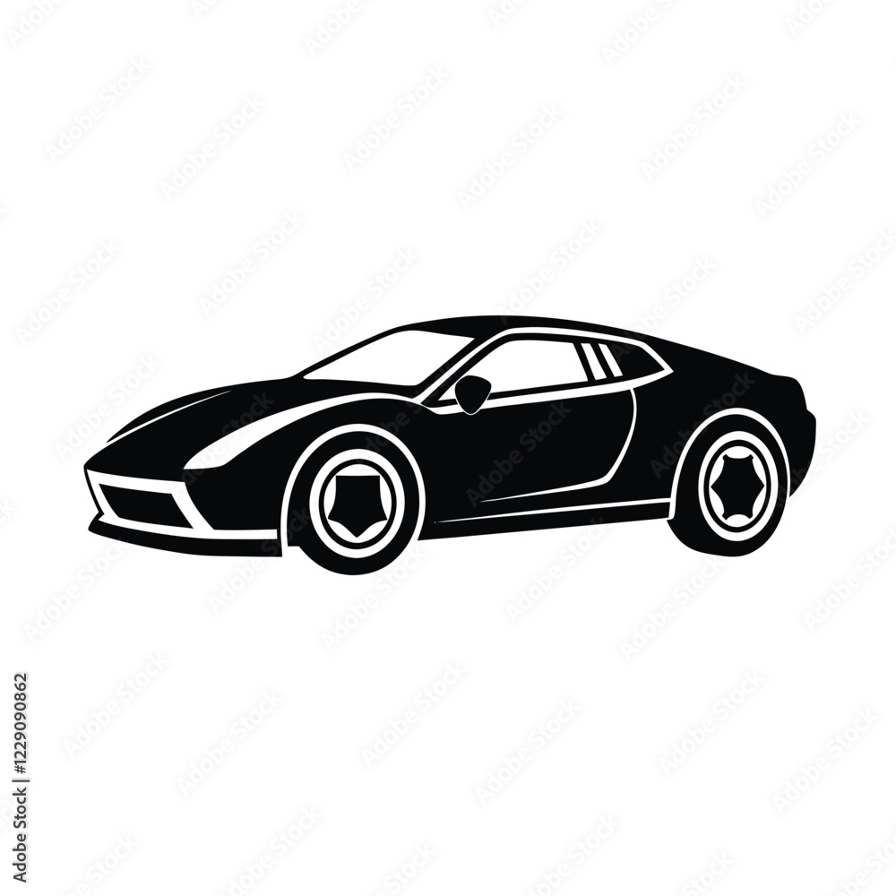 Fototapeta premium car isolated on white