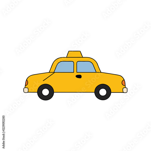 yellow taxi car