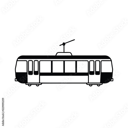 bus isolated on white background