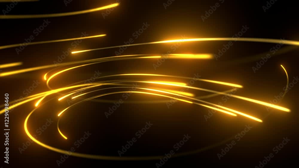glowing lights logo animation background loop